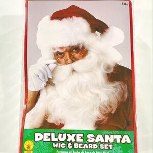 DELUXE SANTA WIG & BEARD SET Rubies 14+